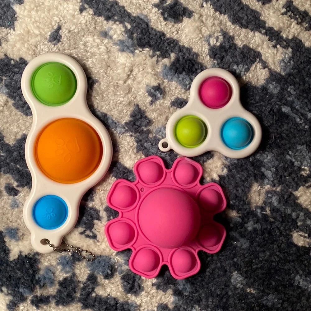 Kids Pop It Fidget Bundle of 3 - Picture 1 of 1